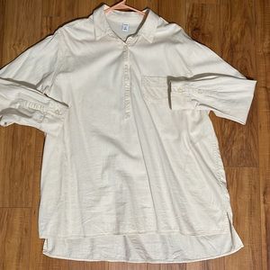 🔴Cream long sleeve shirt